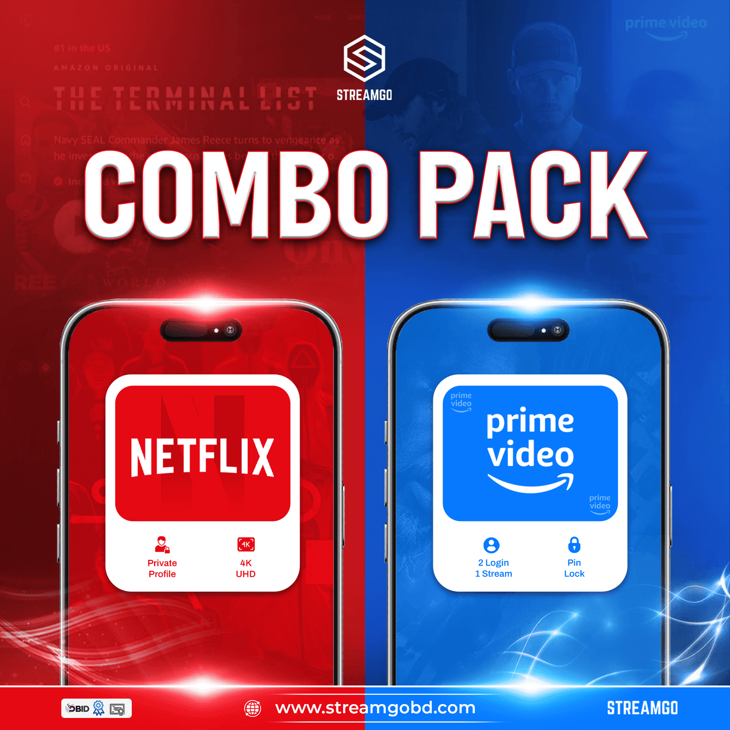 Netflix & Prime Video Combo